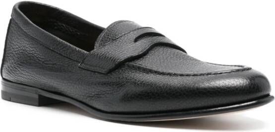 Henderson Baracco Leren loafers Zwart