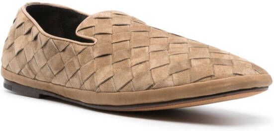 Henderson Baracco Guinee suède loafers Beige