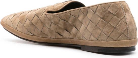 Henderson Baracco Guinee suède loafers Beige