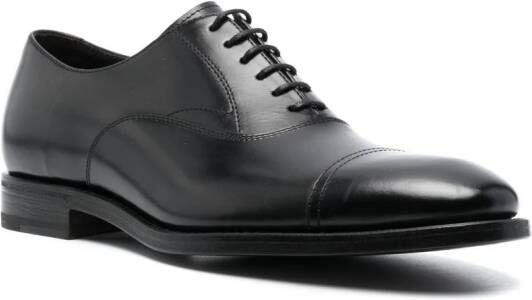 Henderson Baracco Leren Oxford veterschoenen Zwart