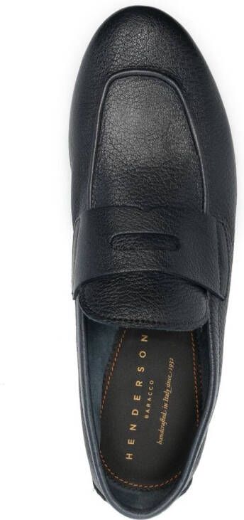 Henderson Baracco Leren loafers Blauw