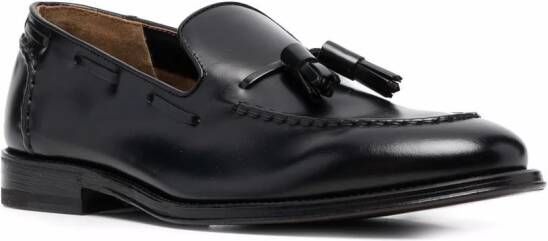 Henderson Baracco Leren loafers Zwart