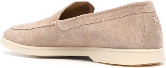 Henderson Baracco Panarea suède loafers Beige