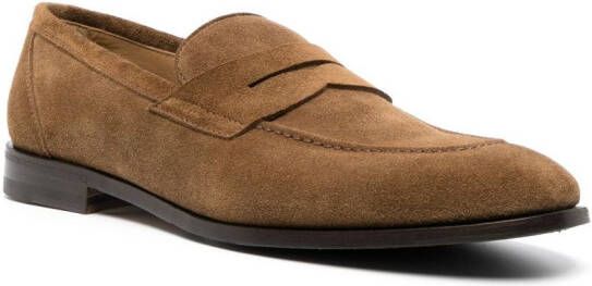 Henderson Baracco Suède loafers Bruin