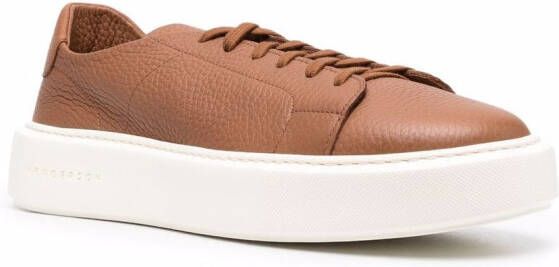 Henderson Baracco Sneakers met plateauzool Bruin