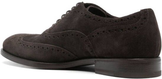 Henderson Baracco Suède brogues Bruin