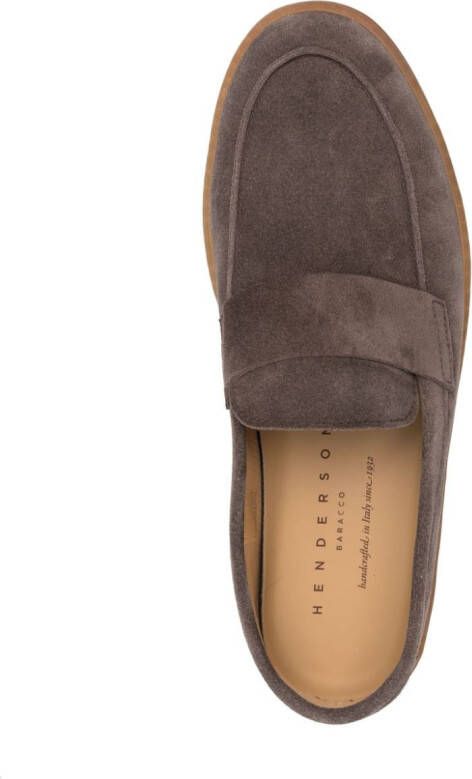 Henderson Baracco Suède loafers Bruin