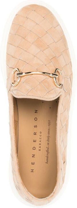 Henderson Baracco Tina gevlochten loafers Beige