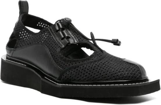 Henrik Vibskov Riviera mesh sandalen Zwart
