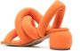 Henrik Vibskov Sausage sandalen met gekruiste bandjes Oranje - Thumbnail 3