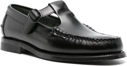 Hereu Alber leren loafers Zwart