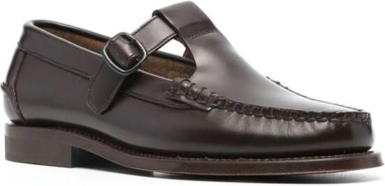 Hereu Alber leren loafers Bruin