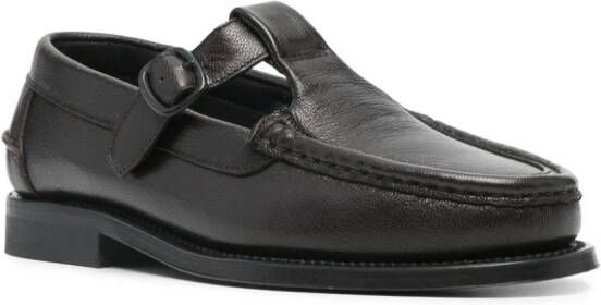 Hereu Alber leren loafers Zwart