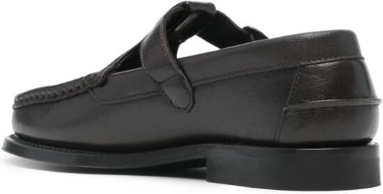 Hereu Alber leren loafers Zwart