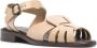 Hereu Ancora leren sandalen Beige - Thumbnail 2