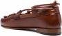 Hereu Ghillie leren loafers Bruin - Thumbnail 3