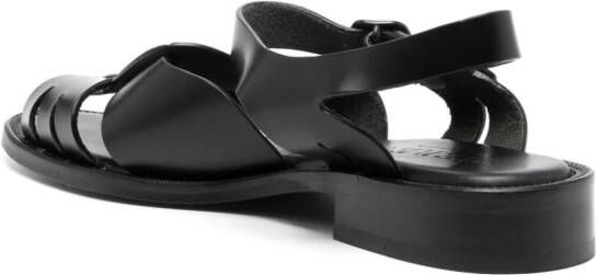 Hereu Leren sandalen Zwart