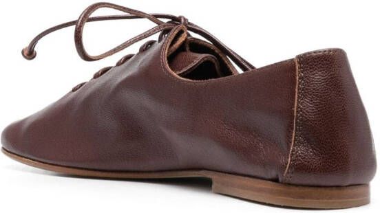 Hereu Leren veterschoenen Bruin