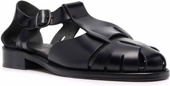 Hereu Pesca sandalen met T-bandje Zwart