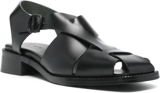 Hereu Raima asymmetrische sandalen Zwart