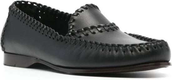 Hereu Sastre leren loafers Zwart