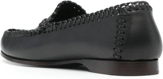 Hereu Sastre leren loafers Zwart