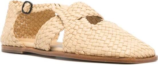 Hereu Serra geweven slippers Beige