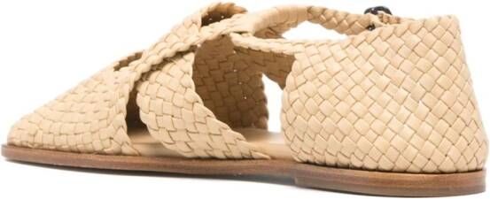 Hereu Serra geweven slippers Beige