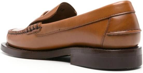 Hereu Sineu leren loafers Bruin