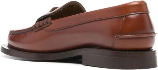 Hereu Sineu leren loafers Bruin