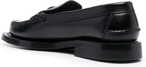 Hereu Sineu leren loafers Zwart