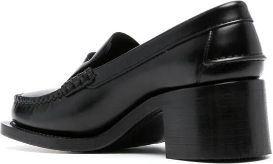 Hereu Sineu leren loafers Zwart