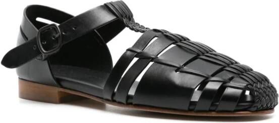 Hereu Vedra leren sandalen Zwart