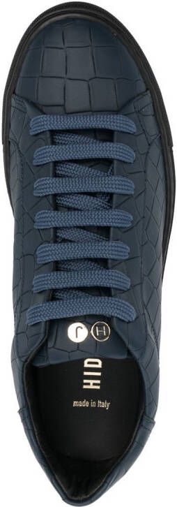 Hide&Jack Essence Croco sneakers Blauw