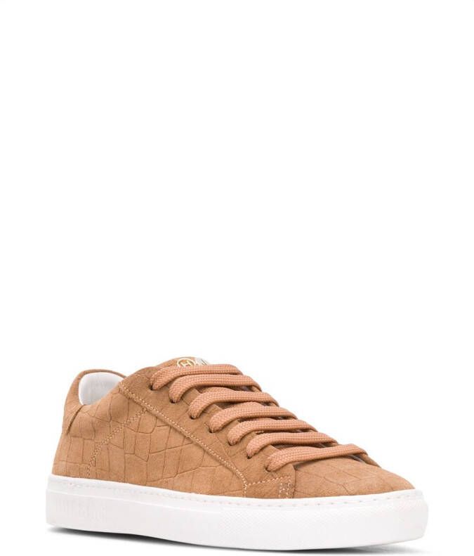 Hide&Jack Essence suède sneakers Bruin