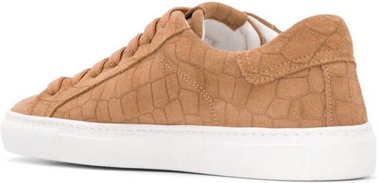 Hide&Jack Essence suède sneakers Bruin