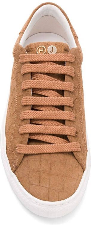 Hide&Jack Essence suède sneakers Bruin