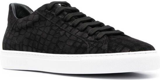 Hide&Jack Essence suède sneakers Zwart