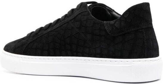 Hide&Jack Essence suède sneakers Zwart