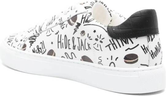 Hide&Jack Essence Sketch sneakers Wit