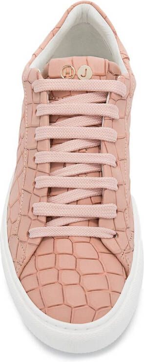 Hide&Jack Essence Tuscany sneakers met reliëf-effect Roze