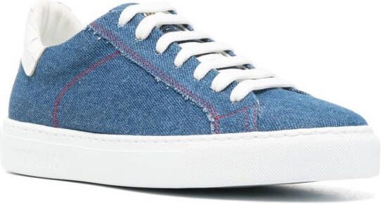 Hide&Jack Essence denim sneakers Blauw