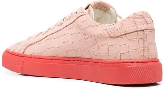 Hide&Jack Essence Croco sneakers Roze