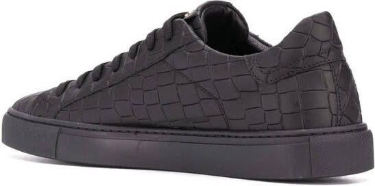 Hide&Jack Essence Croco sneakers Zwart