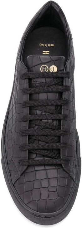 Hide&Jack Essence Croco sneakers Zwart