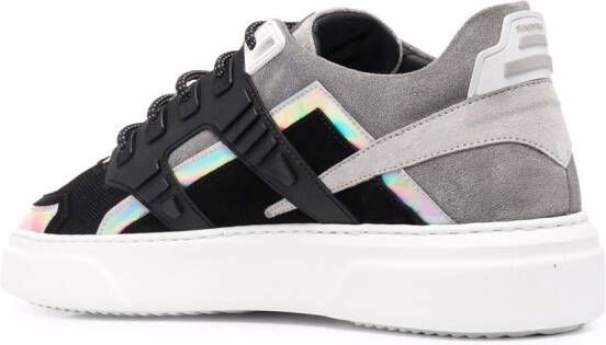 Hide&Jack Mini Silverstone low-top sneakers Zwart