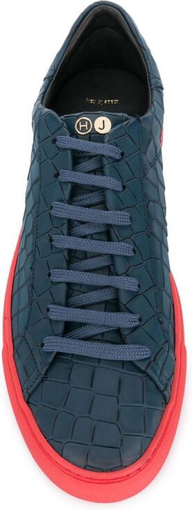 Hide&Jack Essence Croco sneakers Blauw