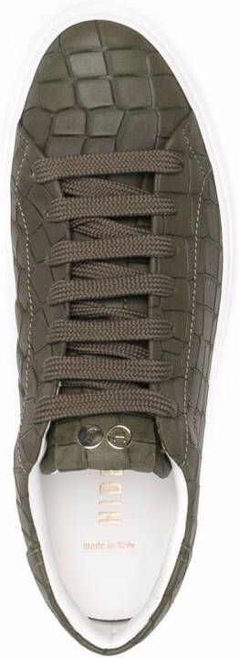 Hide&Jack Essence Croco sneakers Groen