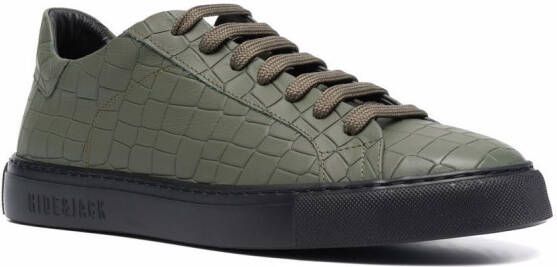 Hide&Jack Essence Croco sneakers Groen