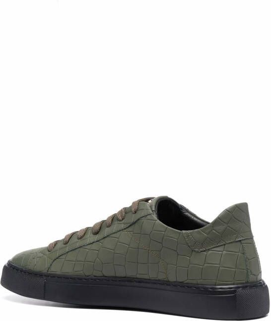 Hide&Jack Essence Croco sneakers Groen